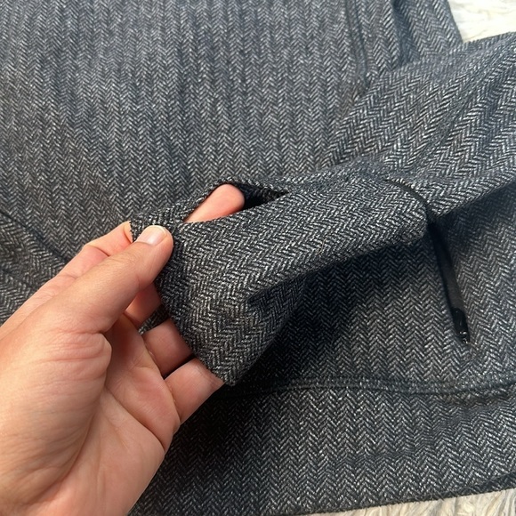 Lululemon Think Fast Long Sleeve Heathered Herringbone Heathered Black Black - Picture 2 of 5